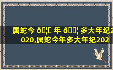 属蛇今 🦁 年 🐦 多大年纪2020,属蛇今年多大年纪2023年出生的